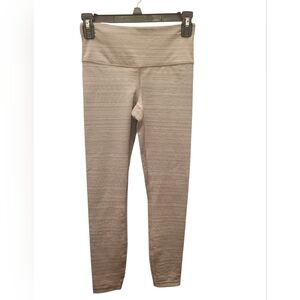 Athleta High Waist Textured Leggings - Taupe
